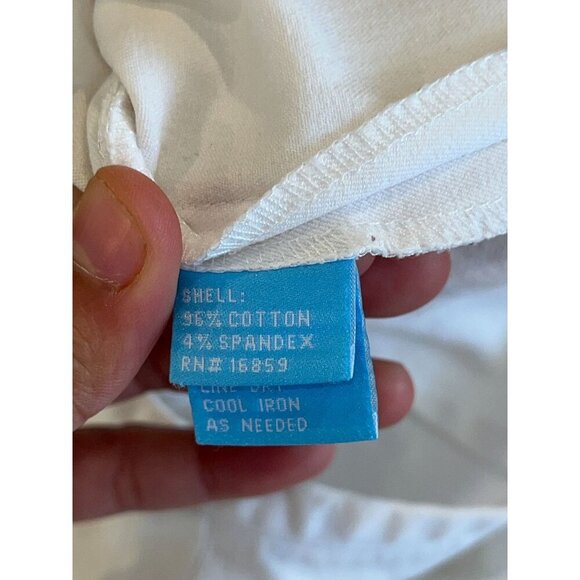 J.McLaughlin Cream Straight Leg Mid-Rise Zip closure Women's Pants Size 8 - Picture 11 of 11